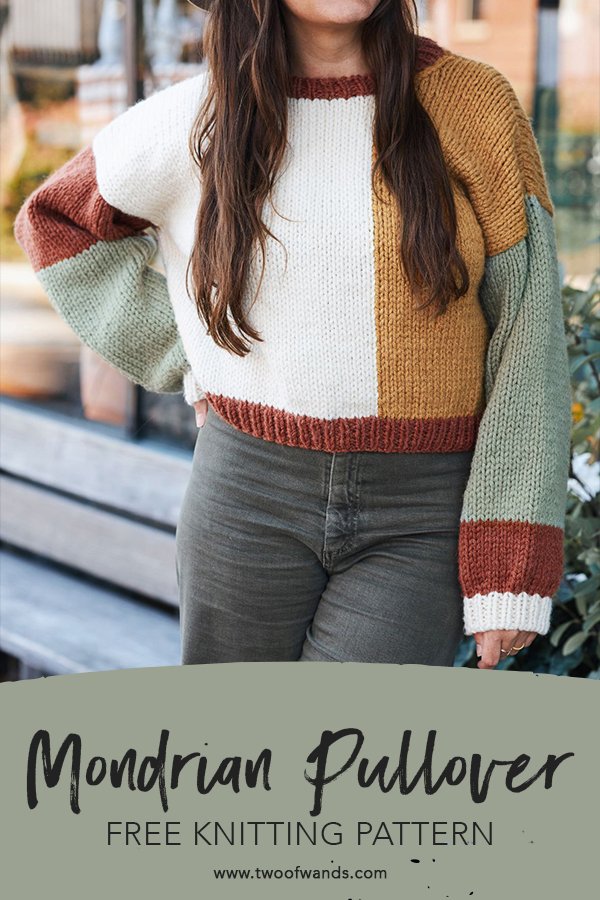 Hue + Me: Mondrian Pullover FREE Knitting Pattern — Two of Wands Hue + Me: Mondrian Pullover FREE Knitting Pattern — Two of Wands